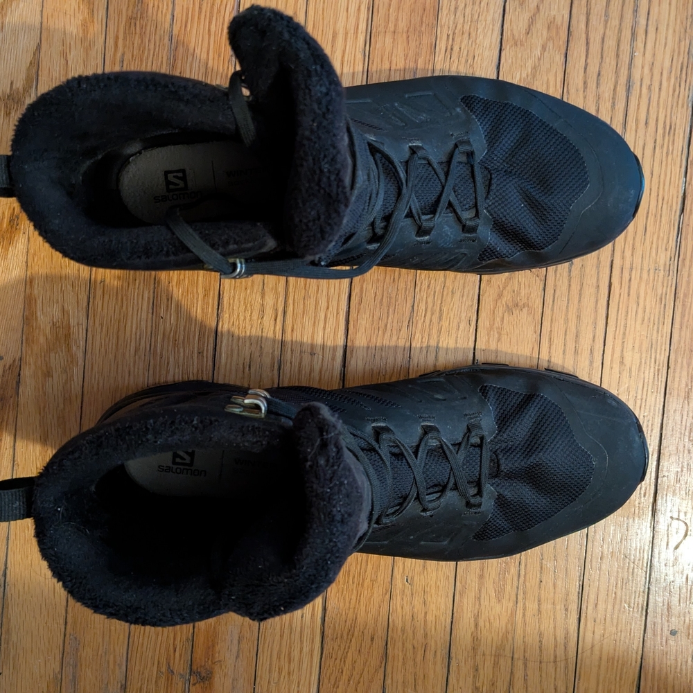 Salomon Men's Black Winter Boots